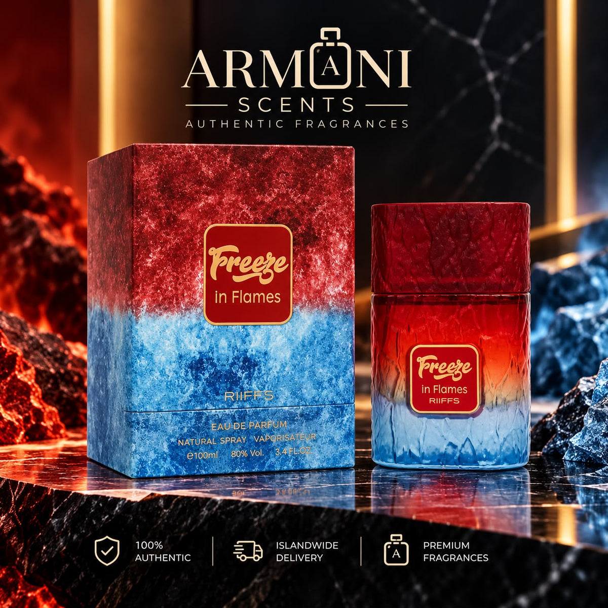 RIIFFS Freeze in Flame Extrait de Parfum